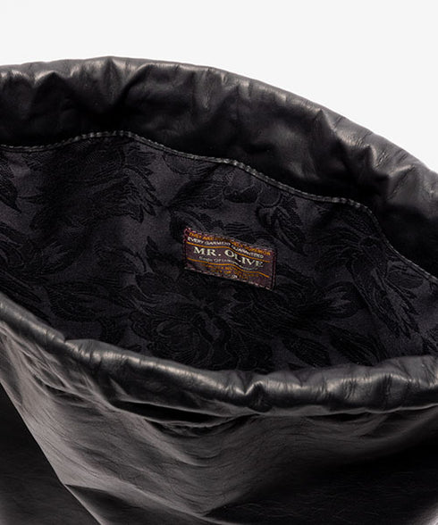 MR.OLIVE E.O.I /WATER PROOF LIGHT LEATHER / KNAPSACK ミスターオリーブ イーオーアイ/ウォータープルーフウォッシャブルレザー/ナップサック